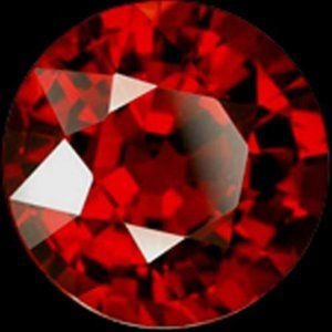 Round Cut Sparkling Loose 0.75 Carat Si Red Loose Ruby